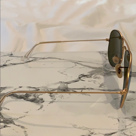 Ray Ban Flash Mirror Green Sunglasses - Picture 2 of 7